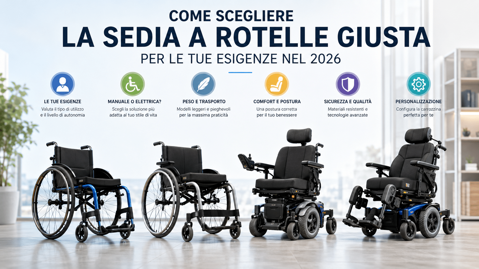 Come Scegliere la Sedia a Rotelle Giusta per le Tue Esigenze nel 2026