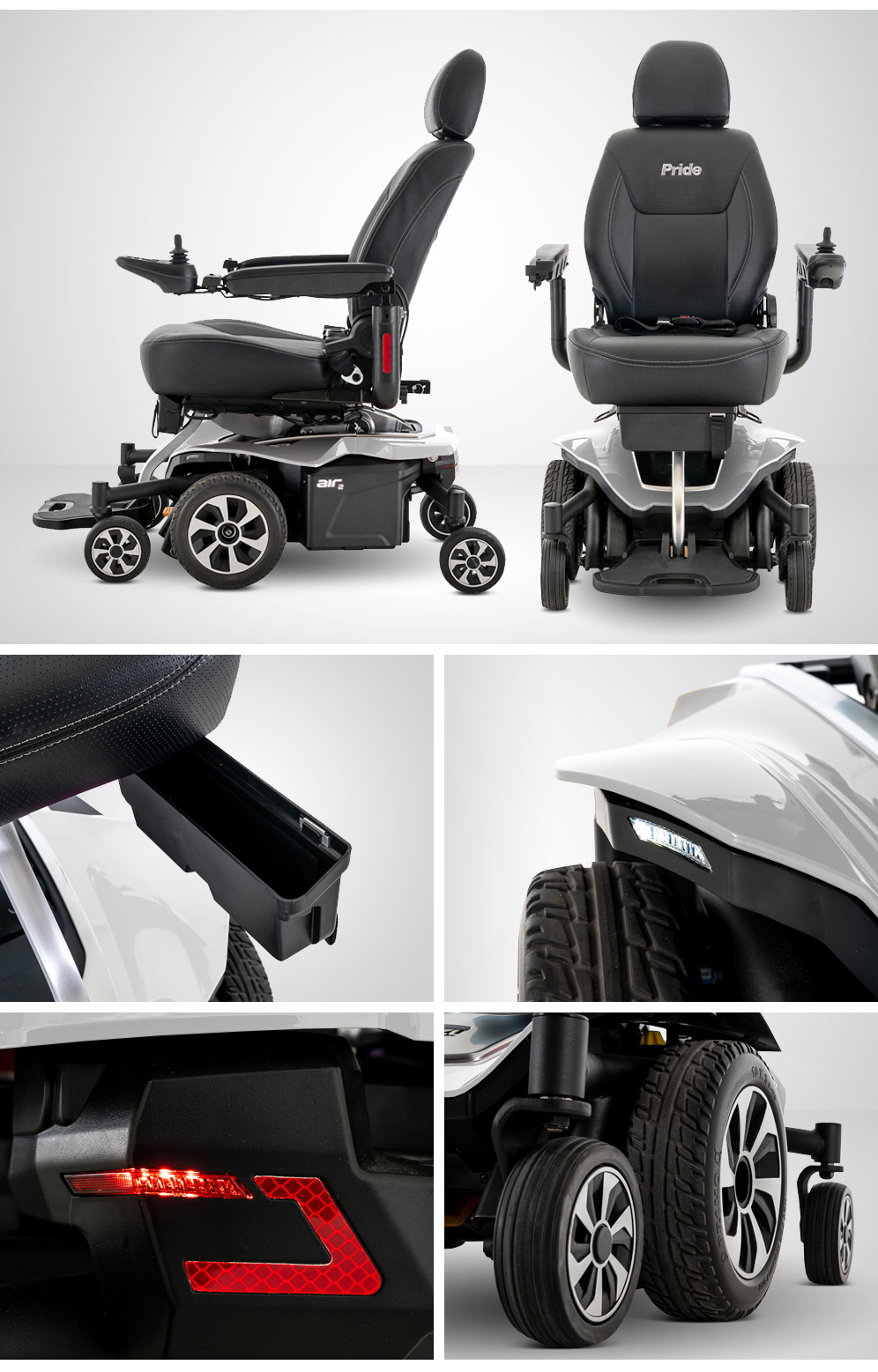 Pride Mobility Jazzy Air 2 Carrozzina Elettrica Elevabile | LYRA ITALIA - immagine 2