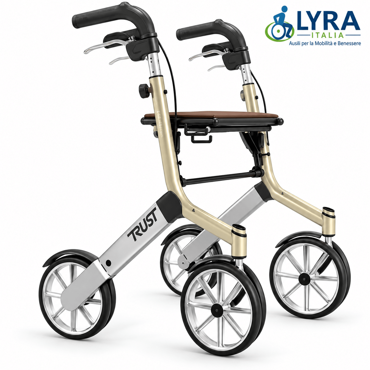 Rollator TrustCare Let’s Go Out Pieghevole da Esterno con Seduta - immagine 3
