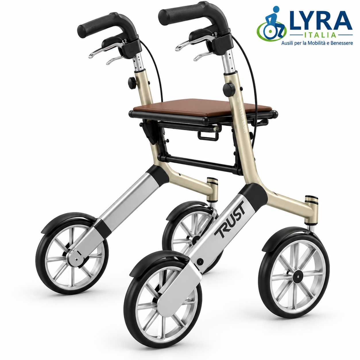 Rollator TrustCare Let’s Go Out Pieghevole da Esterno con Seduta - immagine 2